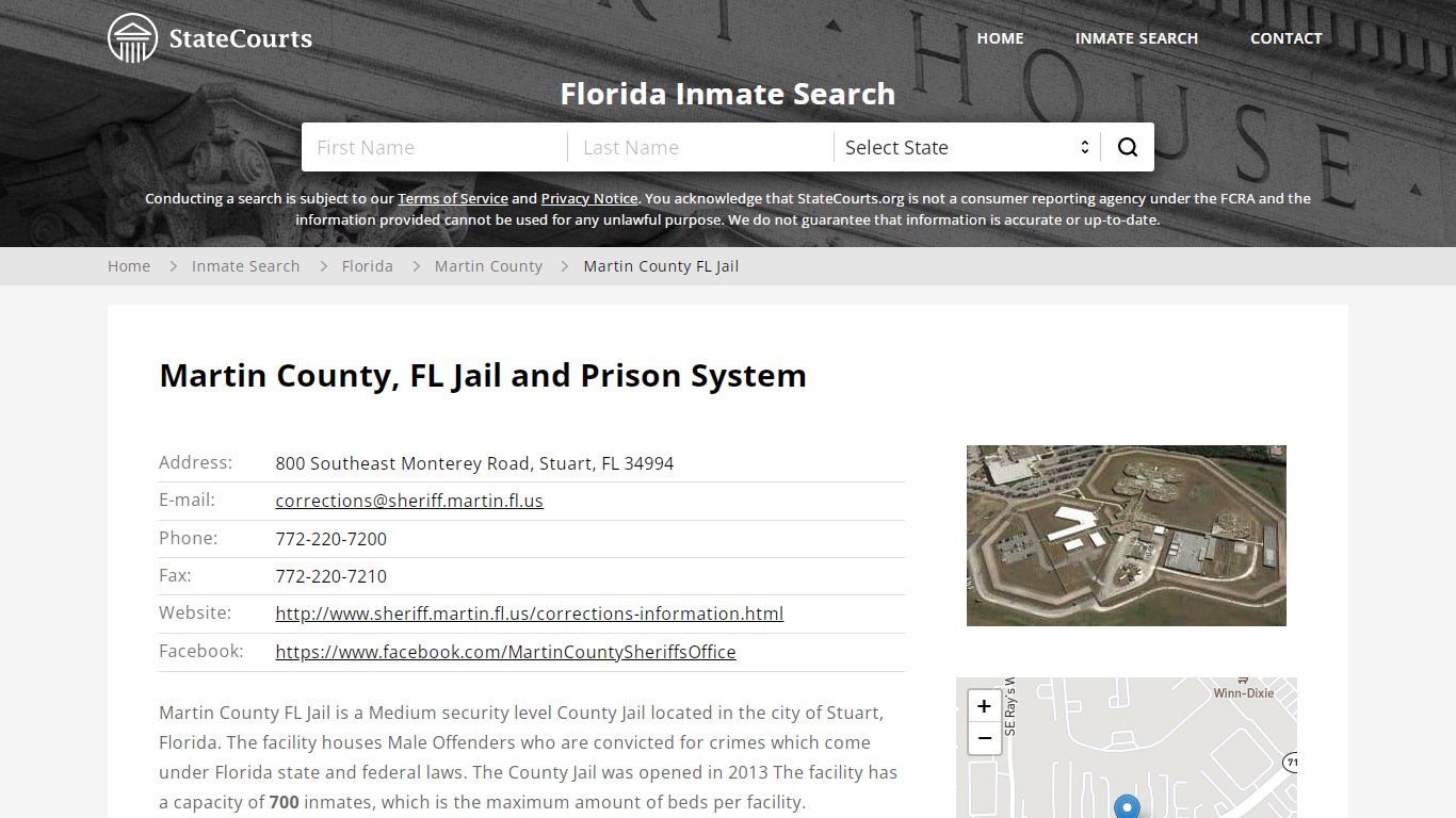 Martin County FL Jail Inmate Records Search, Florida ...